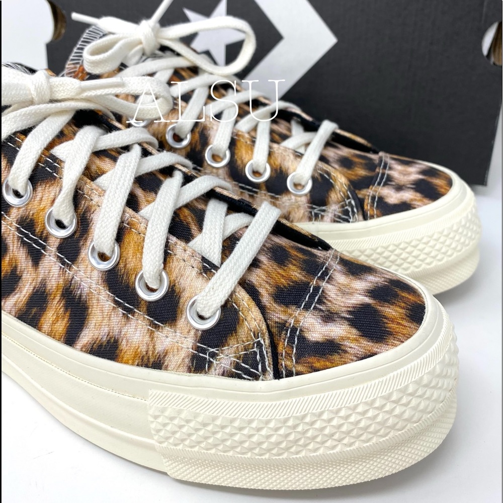 Converse Ctas Lift Canvas Egret Black Women’s Size 7.5 564676C - Picture 6 of 9